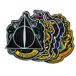 6 Parches Bordados Casas Harry Potter