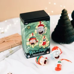 Adornos de Navidad Rick, Morty y Rick Pepinillo