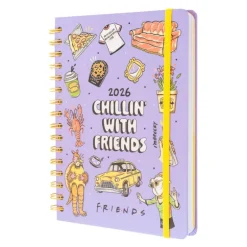 Agenda Anual 2026 Semana Vista A5 Friends