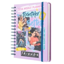 Agenda Anual 2026 Semana Vista A5 Friends