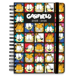 Agenda Escolar 2025/2026 Semana Vista A5 Garfield