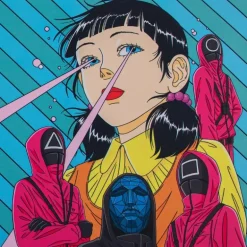 Alfombrilla de escritorio Young-Hee - Squid Game