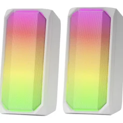 Altavoz Bluetooth 15W Mars Gaming MSRGB Blanco