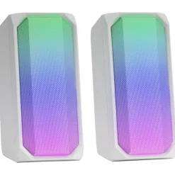 Altavoz Bluetooth 15W Mars Gaming MSRGB Blanco