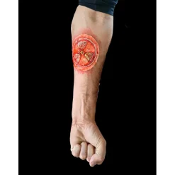 Aplicación De Látex y Maquillaje Herida Radiación