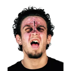 Aplicación de Látex y Maquillaje Herida Forma Cruz