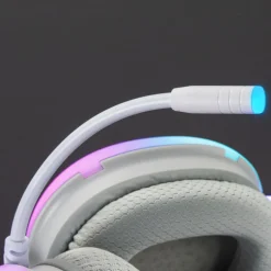 Auriculares 360° Mars Gaming MH-GLOW Flow Blanco