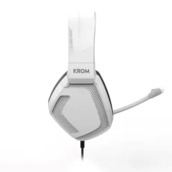 Auriculares gaming Krom Kopa Pro blancos con micro