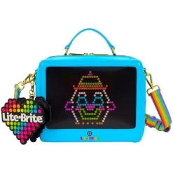 Bandolera Hasbro por Loungefly con cartera Lite Brite de poliéster