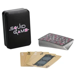 Baraja de Naipes El Juego del Calamar en caja metálica