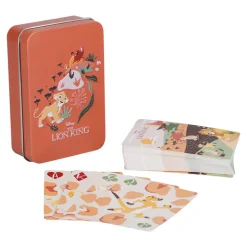 Baraja de naipes El Rey León en caja metálica