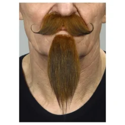 Bigote Inglés con Perilla castaño