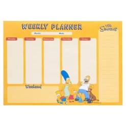 Bloc Planificador Semanal A4 The Simpsons con 54 Hojas