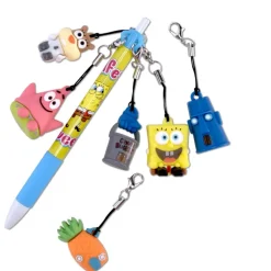 Bolígrafo con Figuras Intercambiables de Bob Esponja
