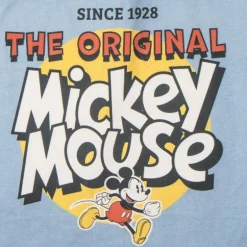 Bolsa de compras XL Mickey azul 70% poliéster y 30% algodón