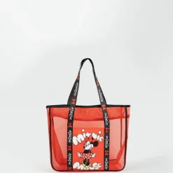 Bolsa de Playa Premium Minnie Mouse 100% Poliéster Roja