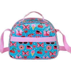 Bolsa Portamerienda 3D Minnie Mouse Azul con Bandolera