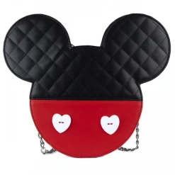 Bolso Bandolera Reversible Mickey & Minnie San Valentín 28,6 cm LOUNGEFLY