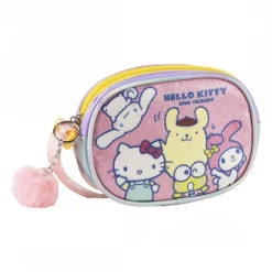 Bolso Fantasía Hello Kitty Rosa con Pompon