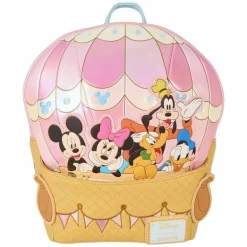 Bolso Mochila Loungefly Mickey & Amigos en Globo Oficial Disney