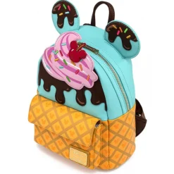 Bolso Mochila Loungefly Minnie y Mickey Ice Cream