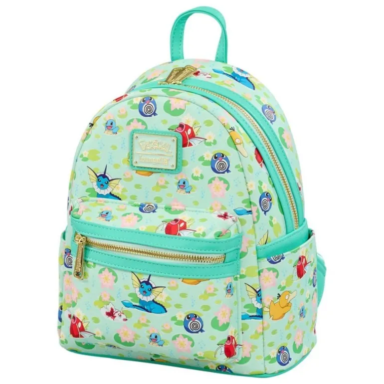 Bolso mochila Pokémon tipo agua Loungefly