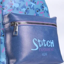 Bolso Mochila Stitch Disney Blue
