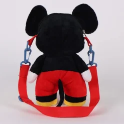 Bolso Peluche Mickey 100% Polyester Rojo