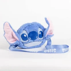 Bolso Peluche Stitch 100% Polyester Azul