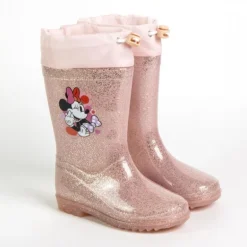 Botas de lluvia de PVC con diseño de Minnie