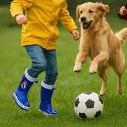 Botas de Lluvia PVC Real Madrid - Azul y Blanco