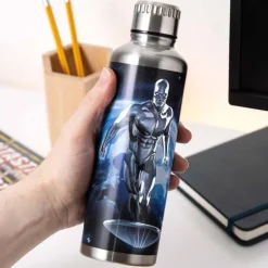 Botella de Agua Metálica Silver Surfer Los 4 Fantásticos