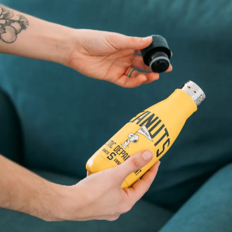 Botella Metalica Hot&Cold 260 ml Snoopy