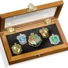 Caja de pins casas de Hogwarts