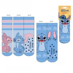 Calcetines antideslizantes Stitch con aplicaciones, tallas 27/30 y 35/38