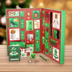 Calendario de Adviento Minecraft de Papelería, 24 Regalos Especiales