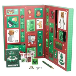 Calendario de Adviento Minecraft de Papelería, 24 Regalos Especiales