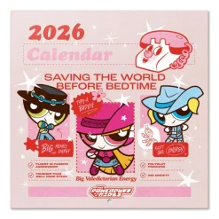 Calendario Las Supernenas 2026 30x30 cm con Póster