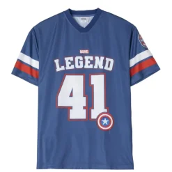 Camiseta beisbol oversized Capitán América Marvel