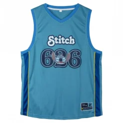 Camiseta Corta Basketball Stitch: ¡Lleva la Diversión a la Cancha!