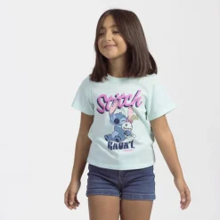 Camiseta Corta de Niño Stitch