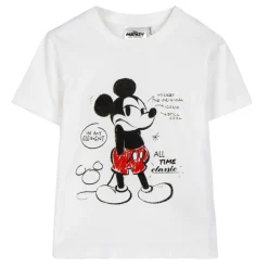 Camiseta Corta Single Jersey Mickey para Niños