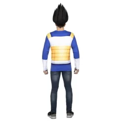 Camiseta Disfraz de Vegeta de Dragon Ball para hombre
