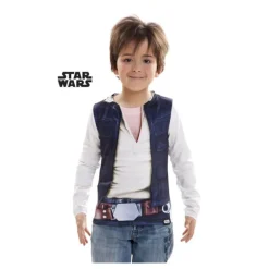 Camiseta disfraz Han Solo de Star Wars para niño