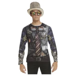 Camiseta disfraz Steampunk para hombre