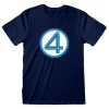 Camiseta Emblem de los Cuatro Fantásticos - 100% Algodón