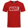 Camiseta Logo Marvel Rojo