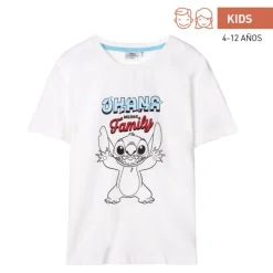 Camiseta Manga Corta Stitch infantil