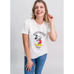 Camiseta Mickey Mouse blanca Disney