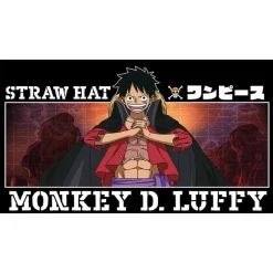 Camiseta Negra Monkey D. Luffy de One Piece